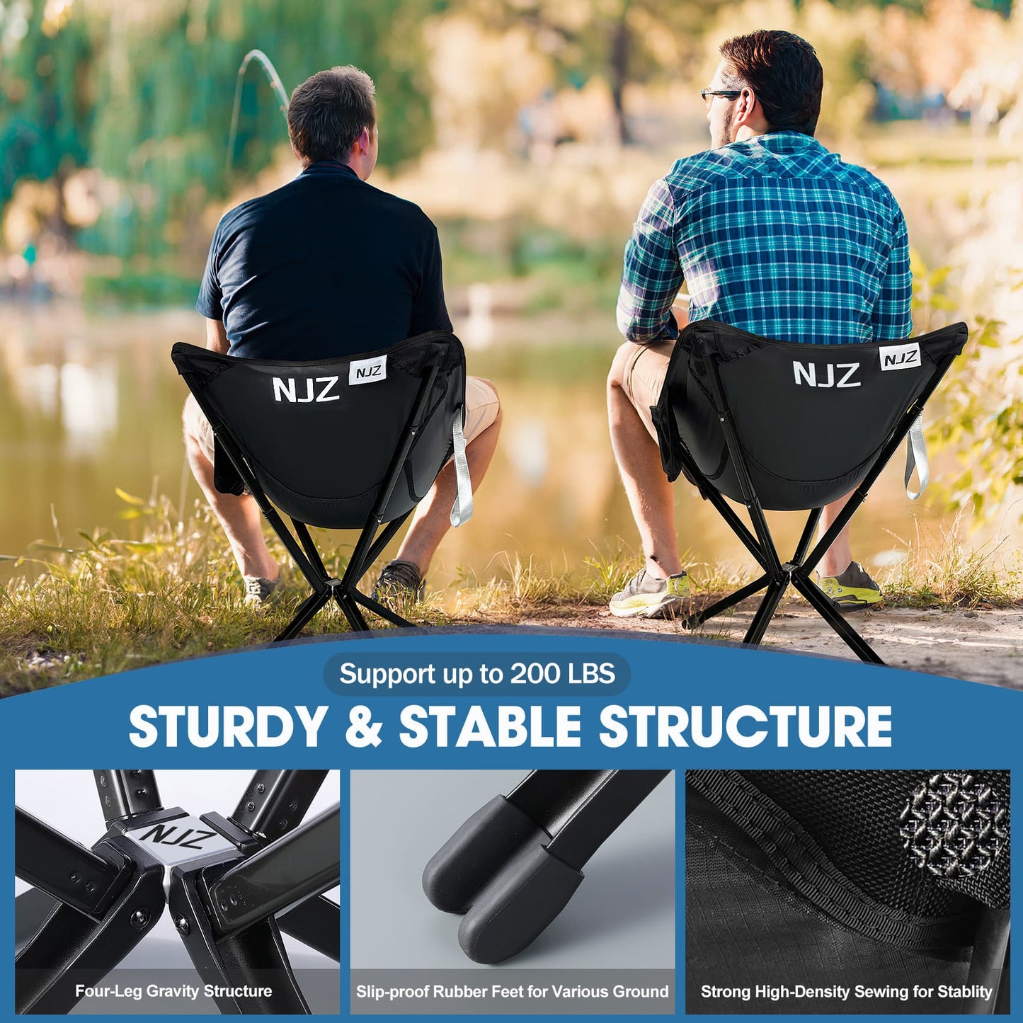 NJZ outdoor camping chair for outside
