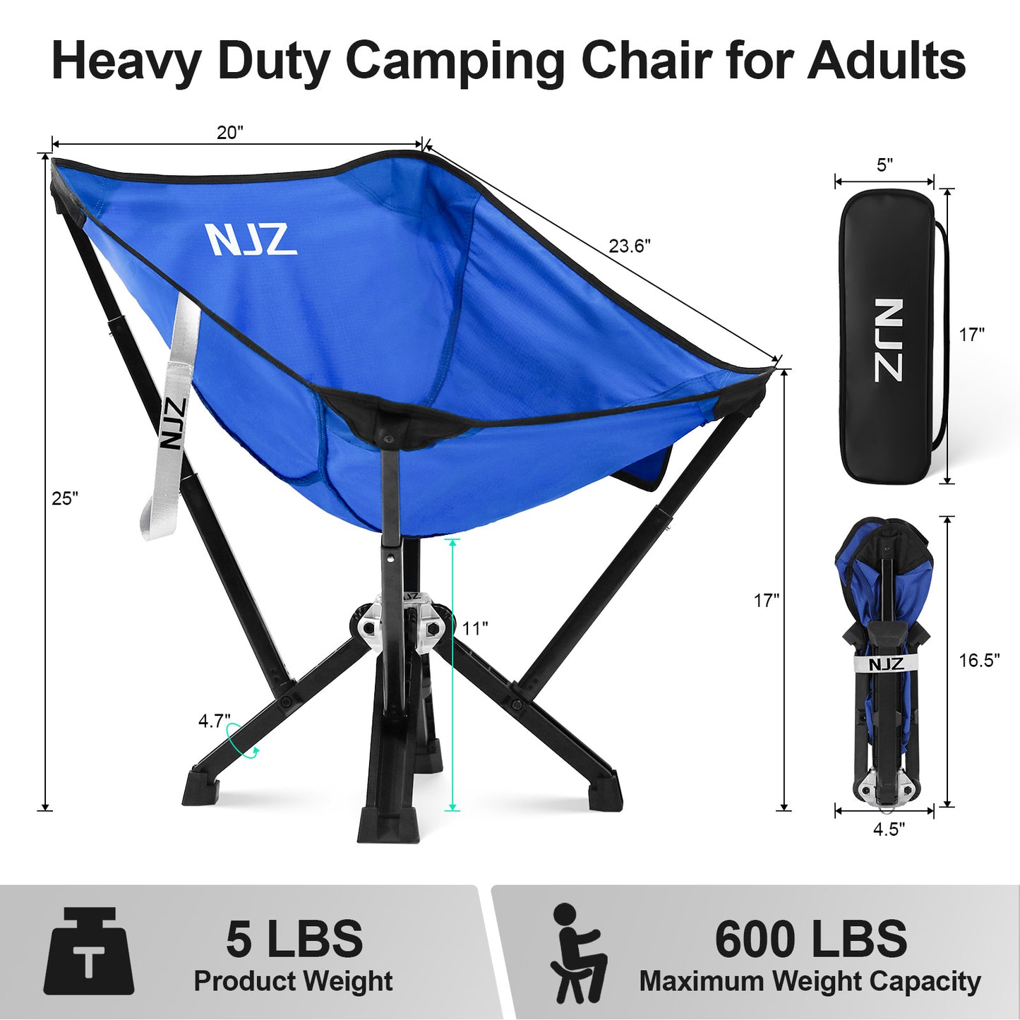 2 Packs: 2xClassical Chair(Blue)
