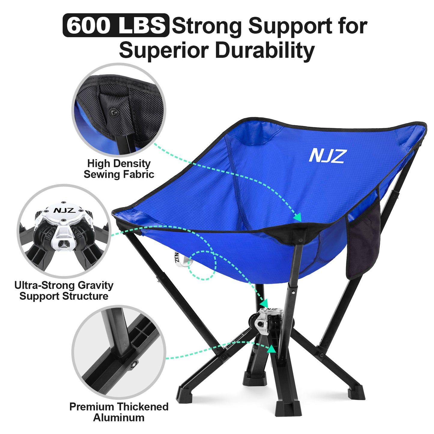 2 Packs: 2xClassical Chair(Blue)