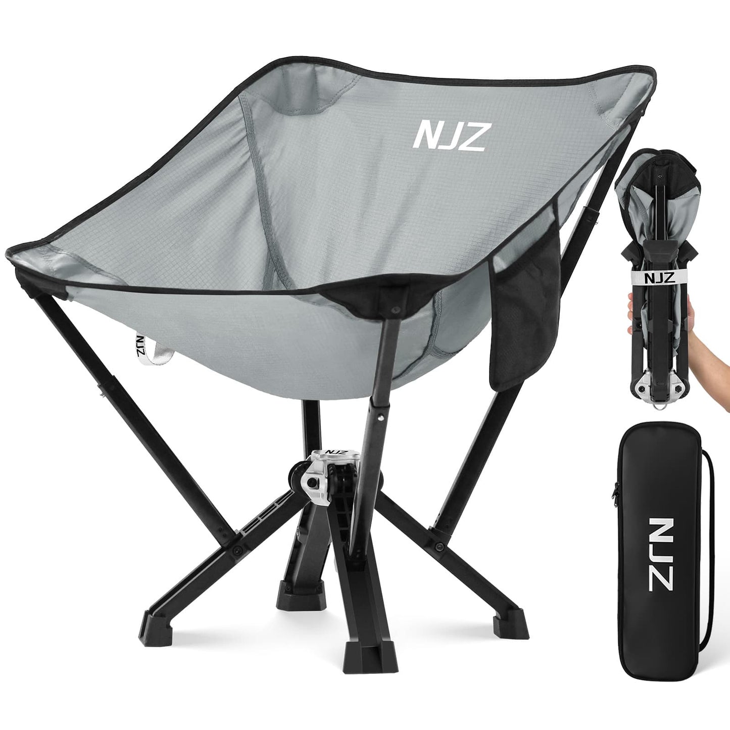 NJZ Folding Camping Chairs for Adults