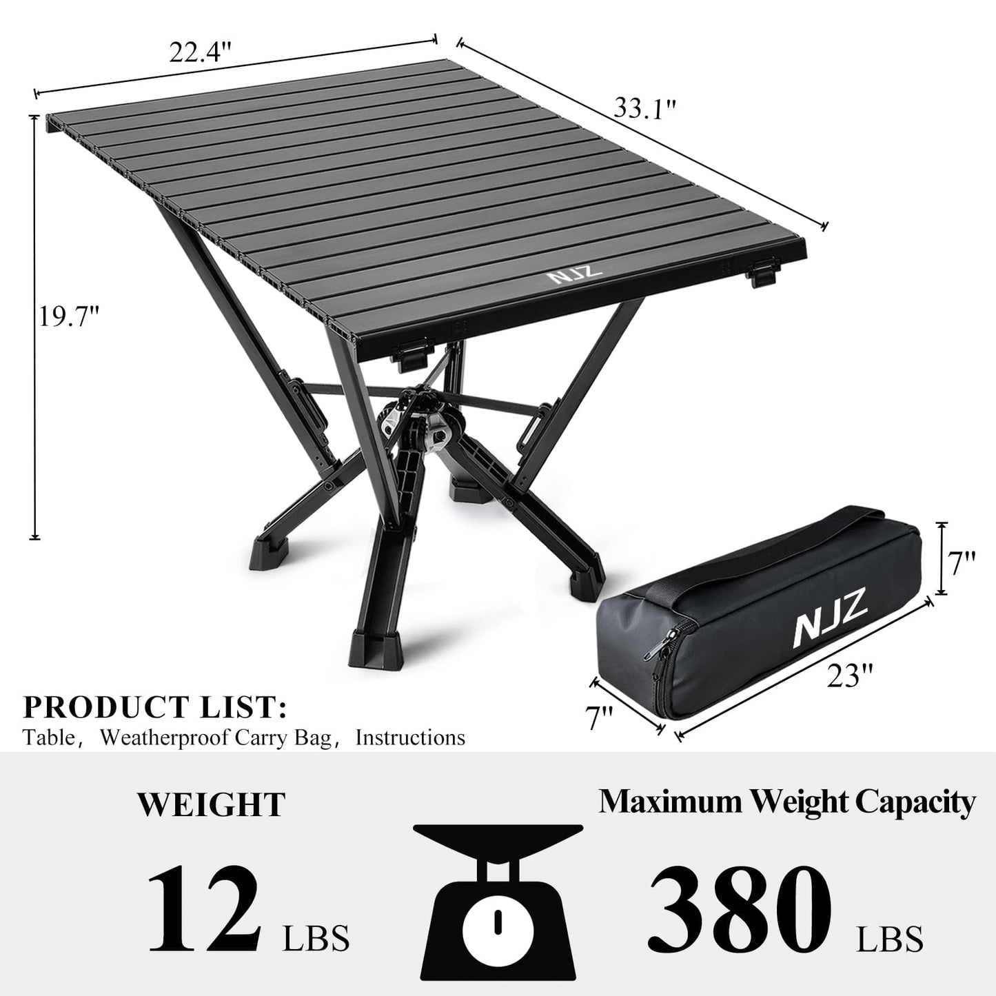 beach folding table for outside NJZ