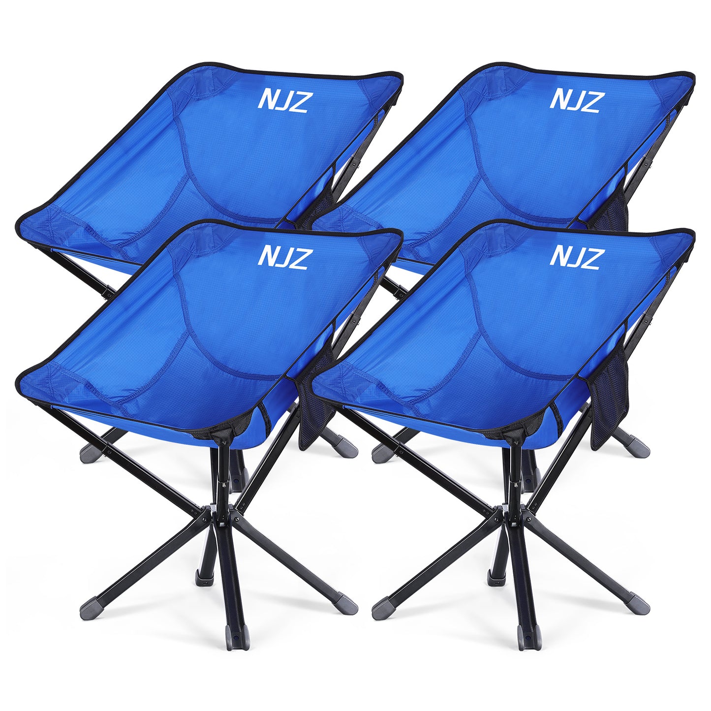 4 Packs: 4xBackpacking Chair(Blue)