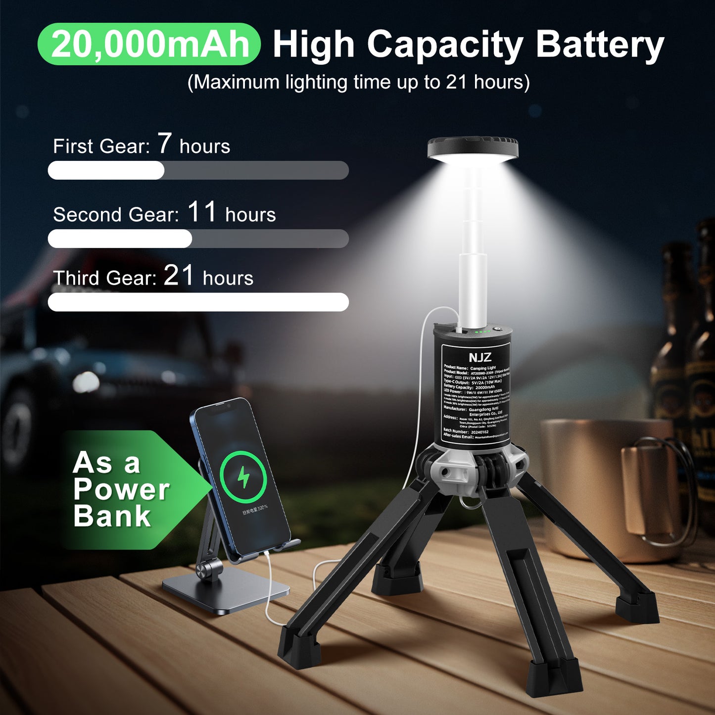 NJZ Camping Light