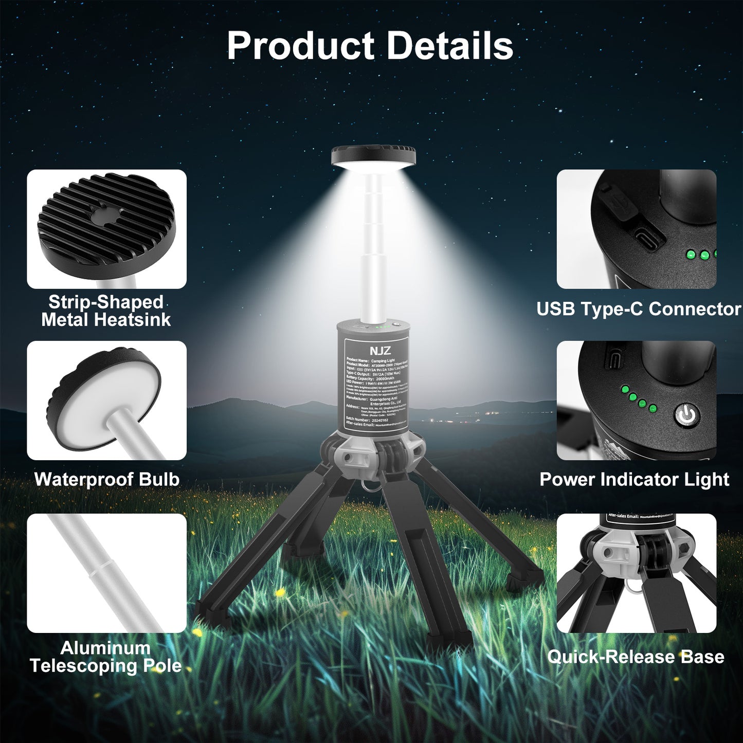 NJZ Camping Light