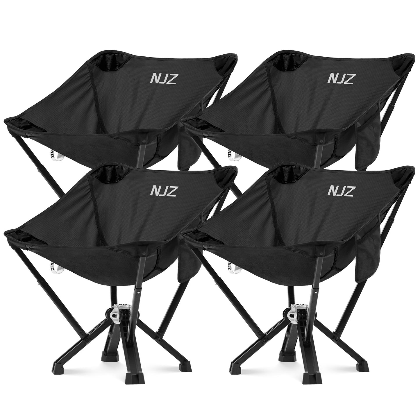 4 Packs: 4xClassical Chair(Black)