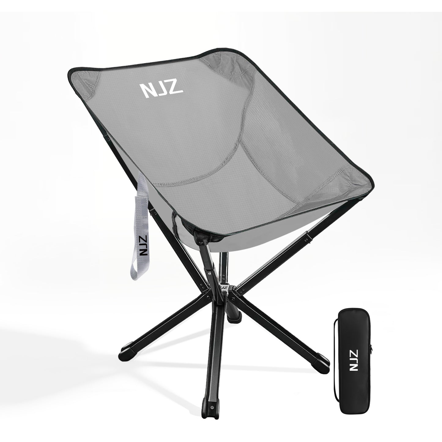 NJZ Light Gray Ultralight Backpack Chair