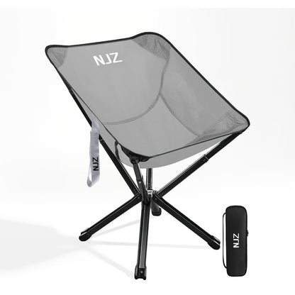 NJZ Light Gray Ultralight Backpack Chair